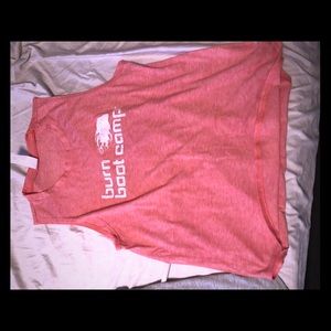 Burn boot camp Coral Muscle Tank